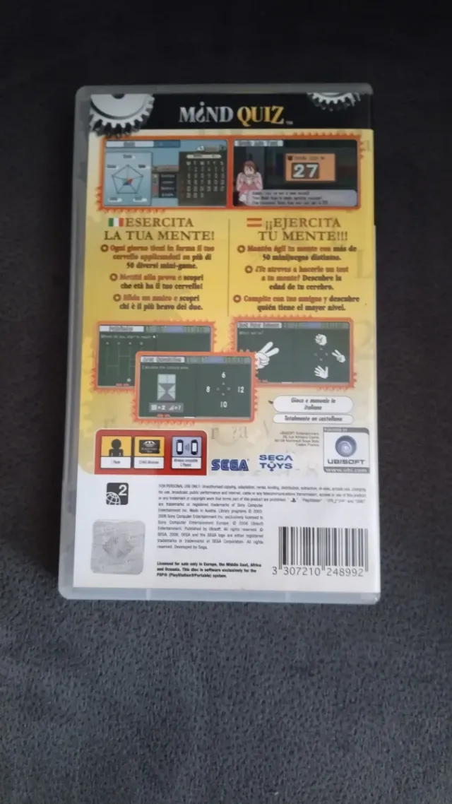 Gioco PSP Mind Quiz Ubisoft