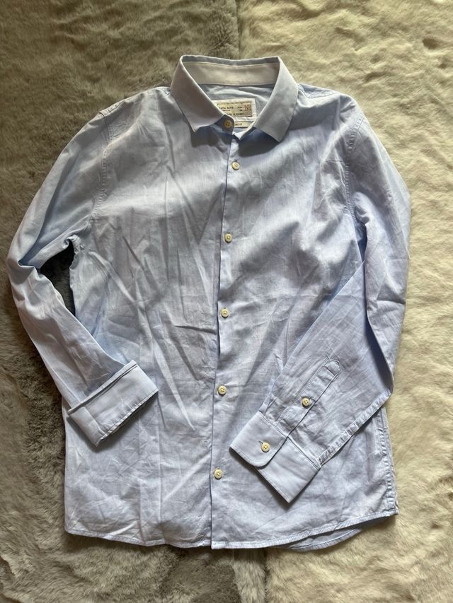 Camisa Zara Boys azul claro talla 152