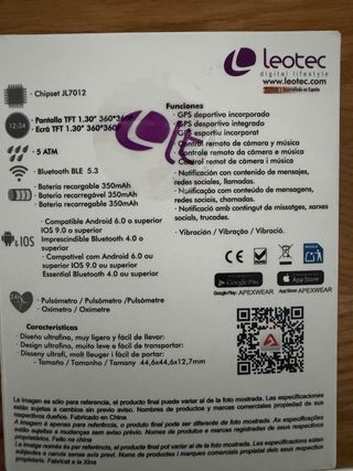 Reloj GPS Leotec SIMMA Azul Marino