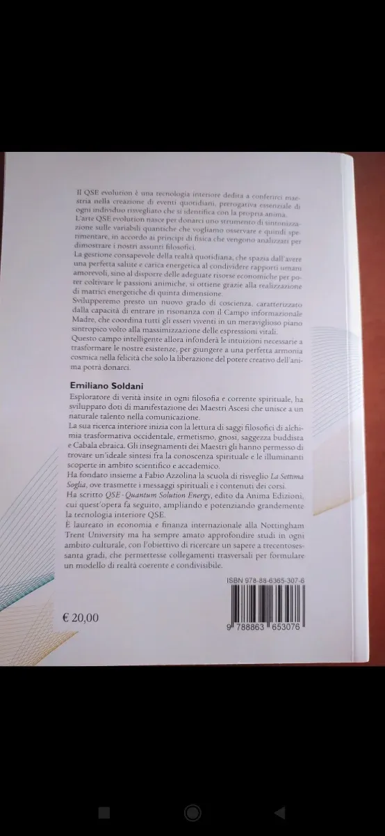 Quantum solution energy evolution. L'arte di cr...