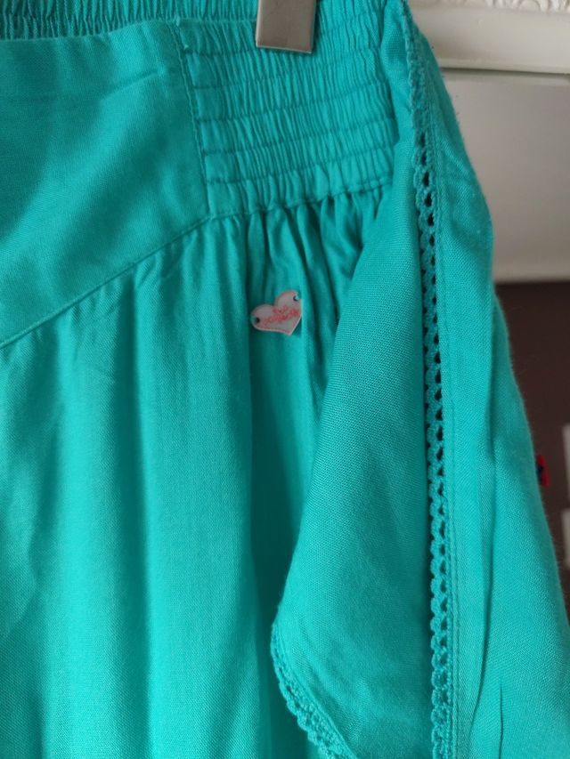 Pantalón ancho fajín cinturón