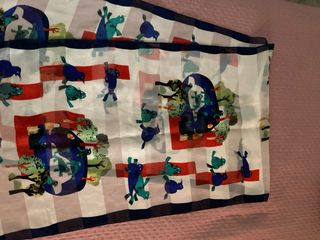 Sciarpa/foulard donna fantasia uccelli