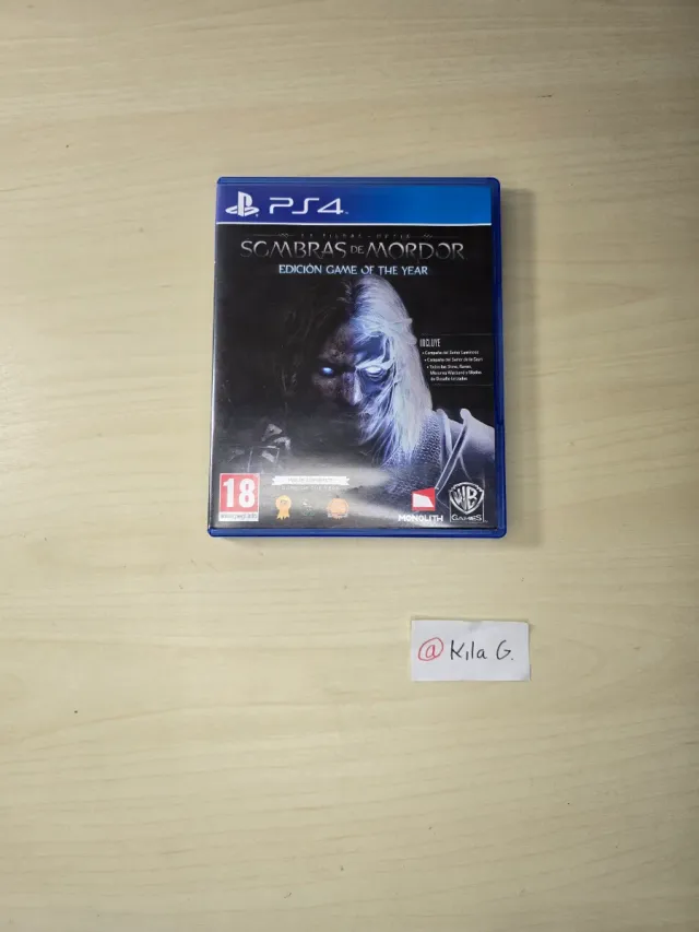 Sombras de Mordor Edicion Juego del Año PS4