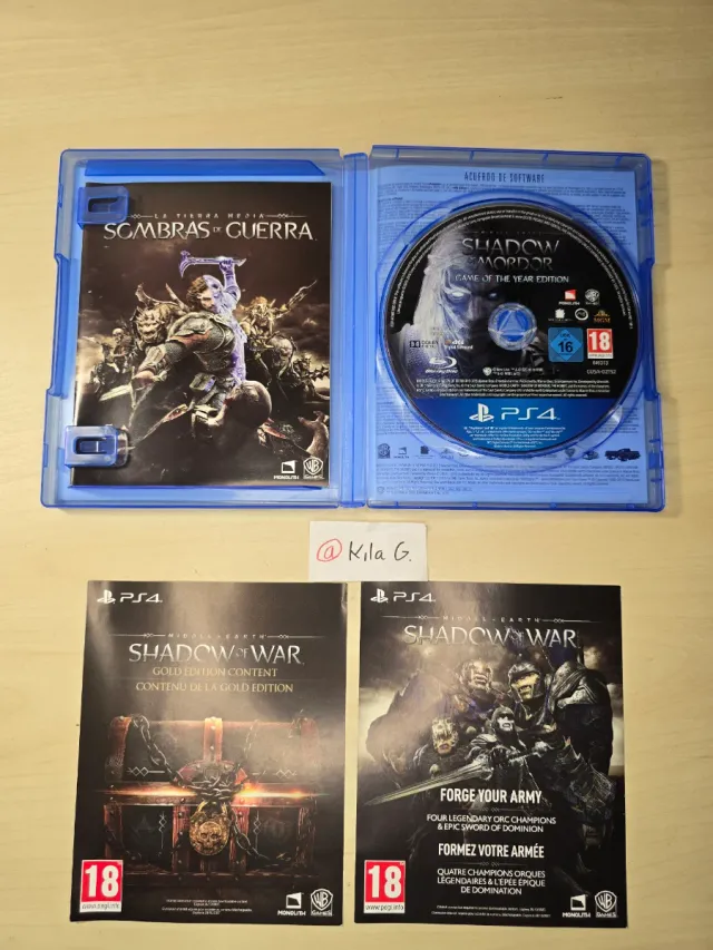 Sombras de Mordor Edicion Juego del Año PS4