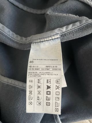 Giacca uomo color carta zucchero