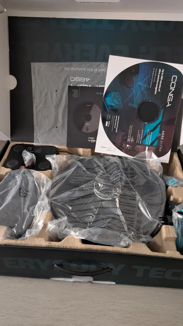 Conga 4690 Ultra Robot Aspirador con un solo uso