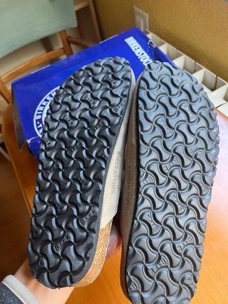 Zuecos Birkenstock Hombre Beige/Marrón