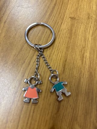 Llavero niño y niña a estrenar