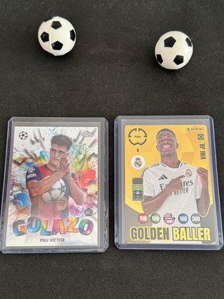 Carte da Collezione Calcio: Pau Victor e Vini Jr