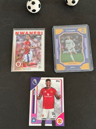 Carte da Collezione Calcio: Pau Victor e Vini Jr