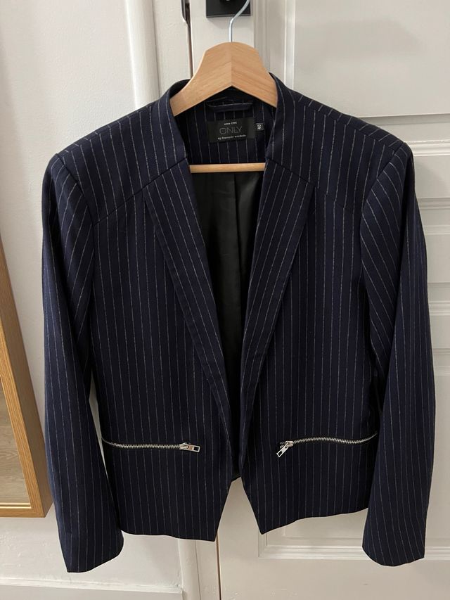 Blazer ONLY rayas azul marino Talla L