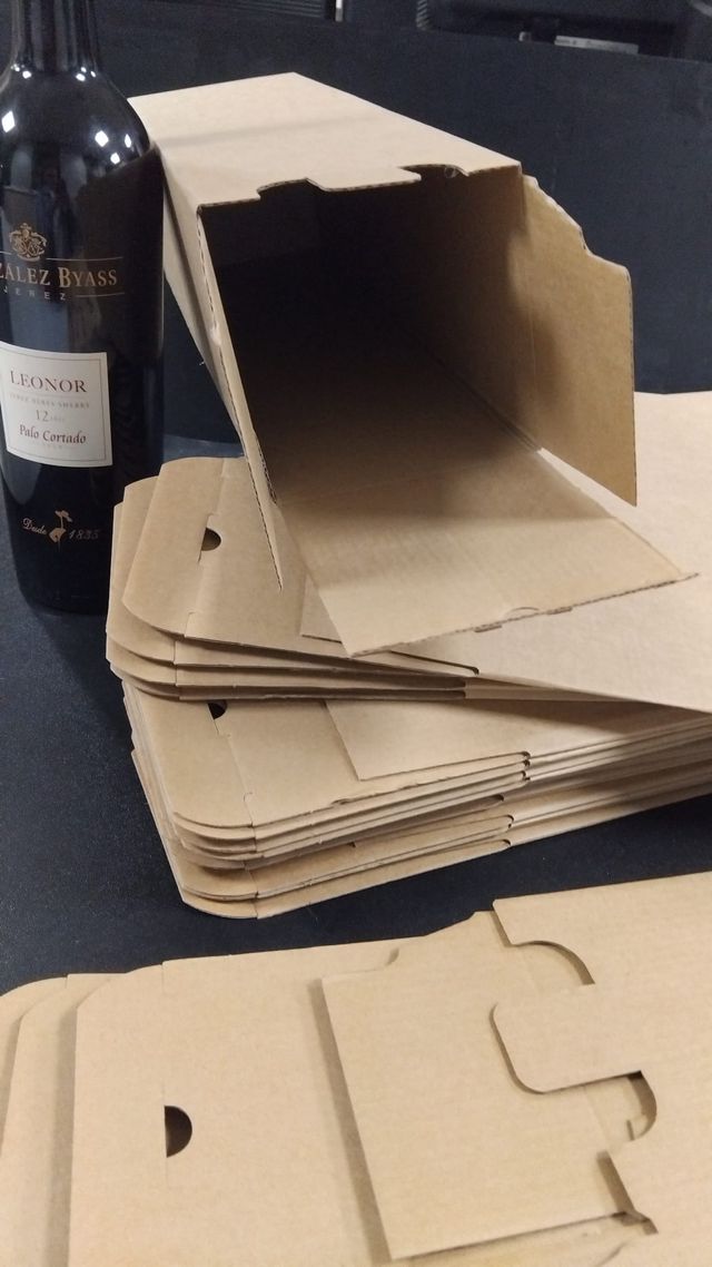 30 scatole di cartone per bottiglia di vino