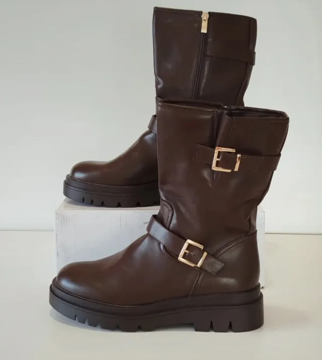 NUEVO Botines para Mujer a media Pantorrilla