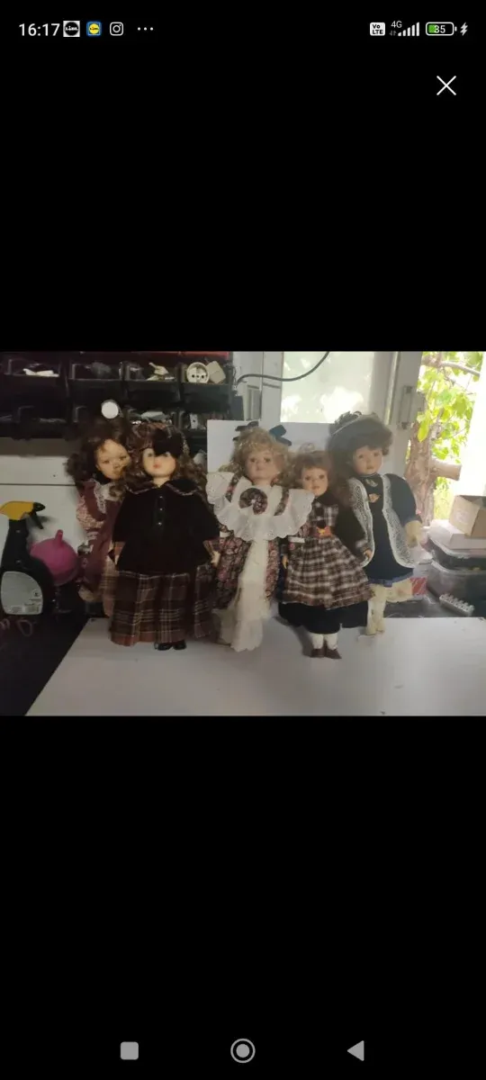 Muñecas antiguas de porcelana