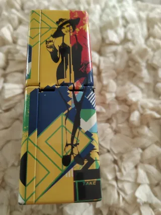 Pitillera metálica artística