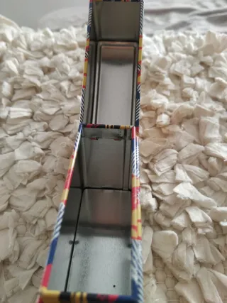 Pitillera metálica artística