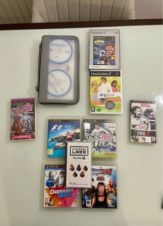 Lote Videojuegos PS2, PS3 y PSP