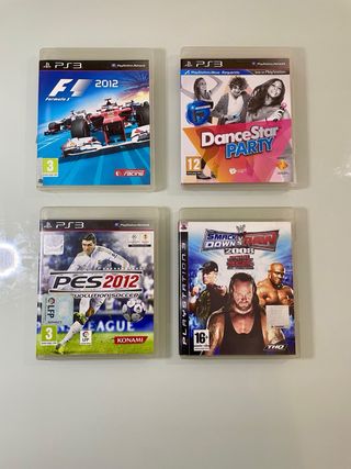 Lote Videojuegos PS2, PS3 y PSP