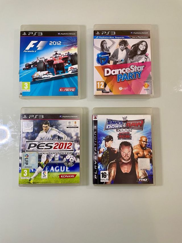 Lote Videojuegos PS2, PS3 y PSP