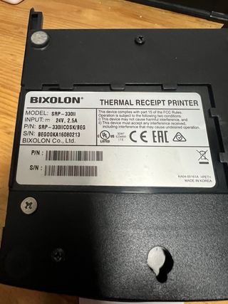 Impresora de tickets Bixolon SRP-330II