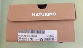 Mocassini Naturino in pelle di vitello n. 27 nuovi