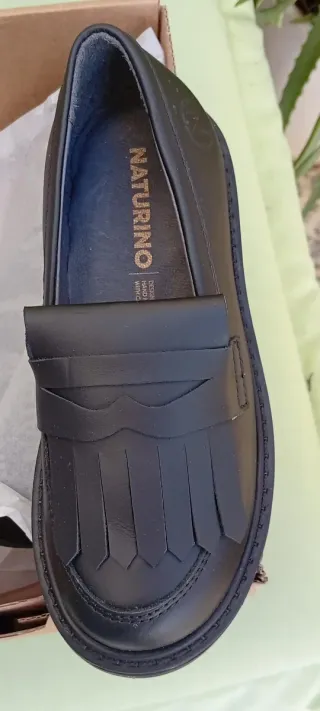 Mocassini Naturino in pelle di vitello n. 27 nuovi