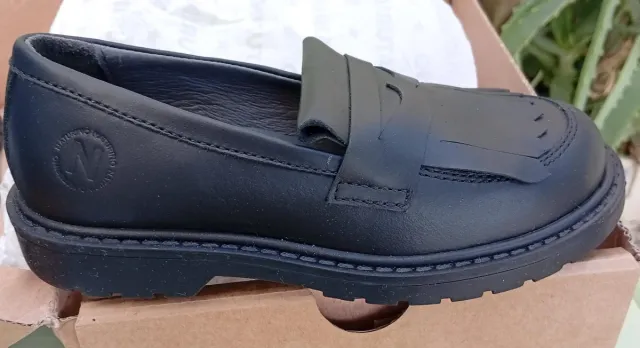 Mocassini Naturino in pelle di vitello n. 27 nuovi