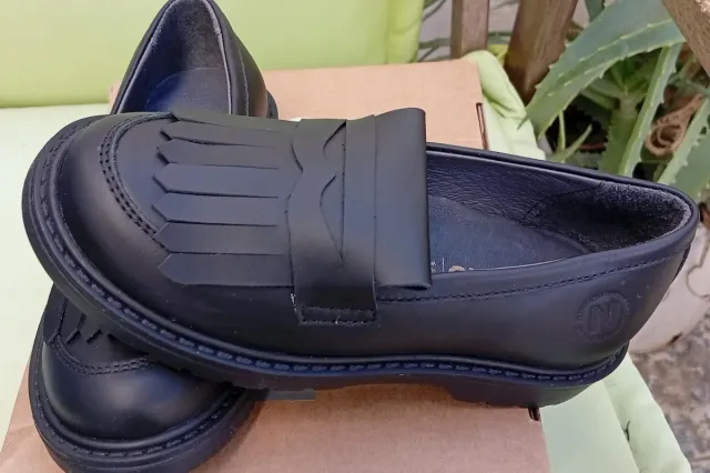 Mocassini Naturino in pelle di vitello n. 27 nuovi