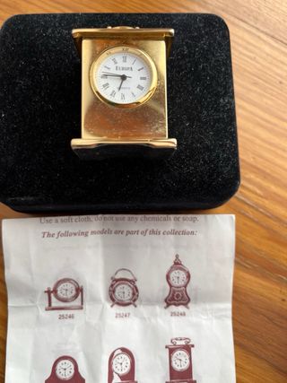 orologio da tavolo serie mini Europa