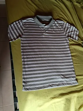 Polo Zeeman Talla S Rayas Grises