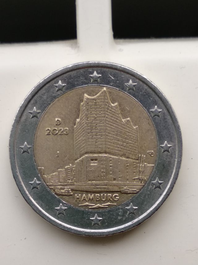 Moneda 2€ Alemania 2023 Hamburgo