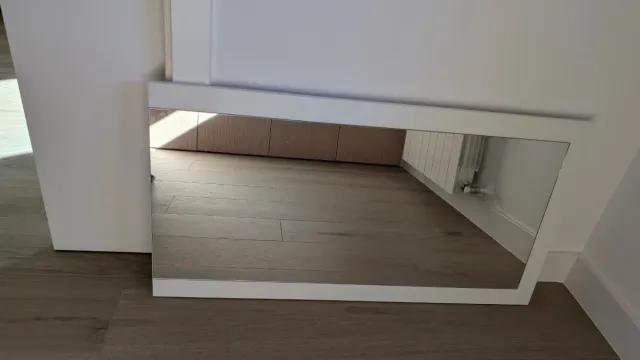 Espejo Marco Blanco Rectangular