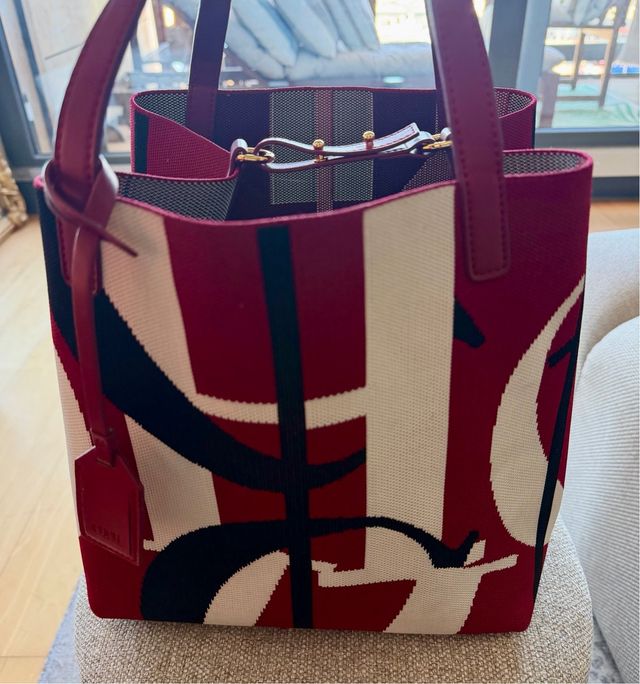 Bolso Carolina Herrera Rojo Multicolor