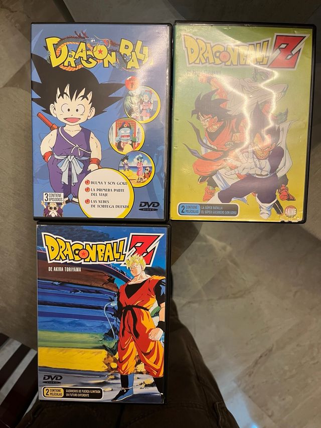 DVDs Dragon Ball Z y Dragon Ball