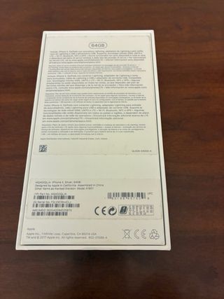 Scatola iPhone X Argento 64GB