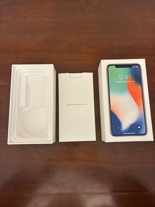 Scatola iPhone X Argento 64GB