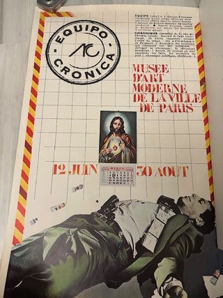 Cartel EQUIPO CRONICA - Museo de Arte Moderno Parí