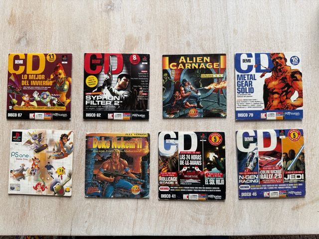 Lote 8 juegos PC CD DEMO y PlayStation