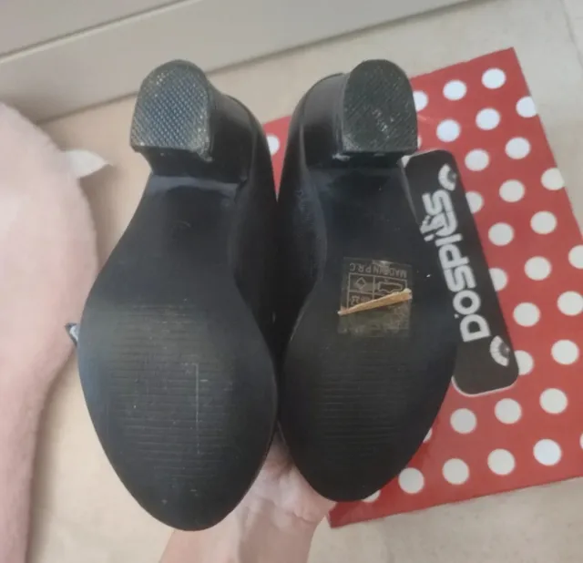 Zapatos negros niña talla 25