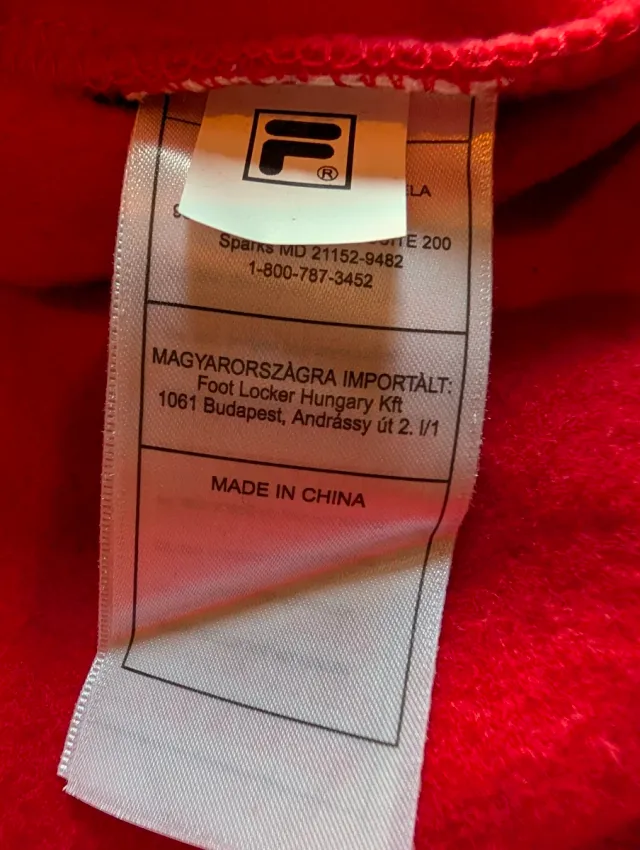 Sudadera Fila Nueva con Etiqueta