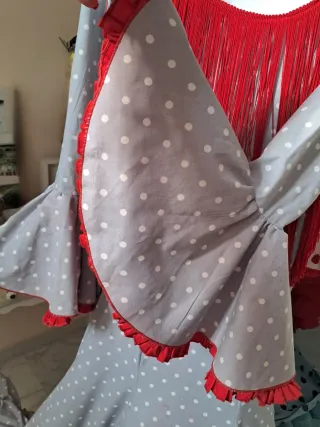 Traje Flamenca Clavel Talla Única