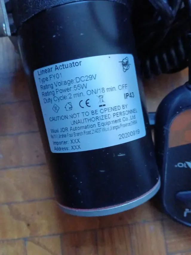 Pistón para sillón relax eléctrico