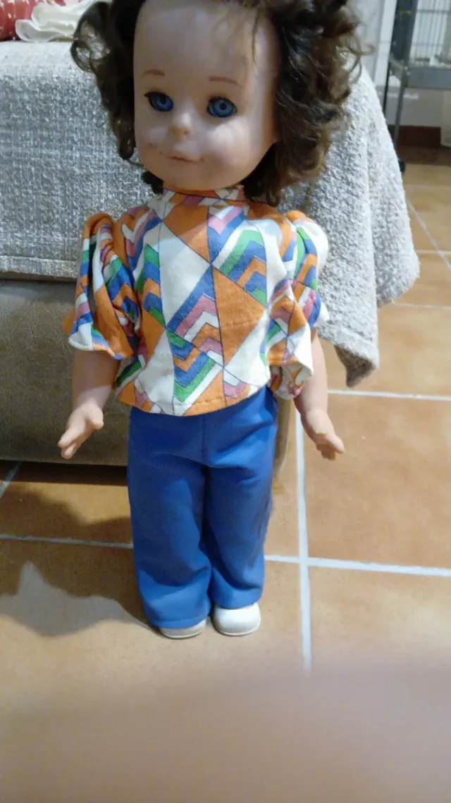 Muñeco antiguo marca alemana 40cm