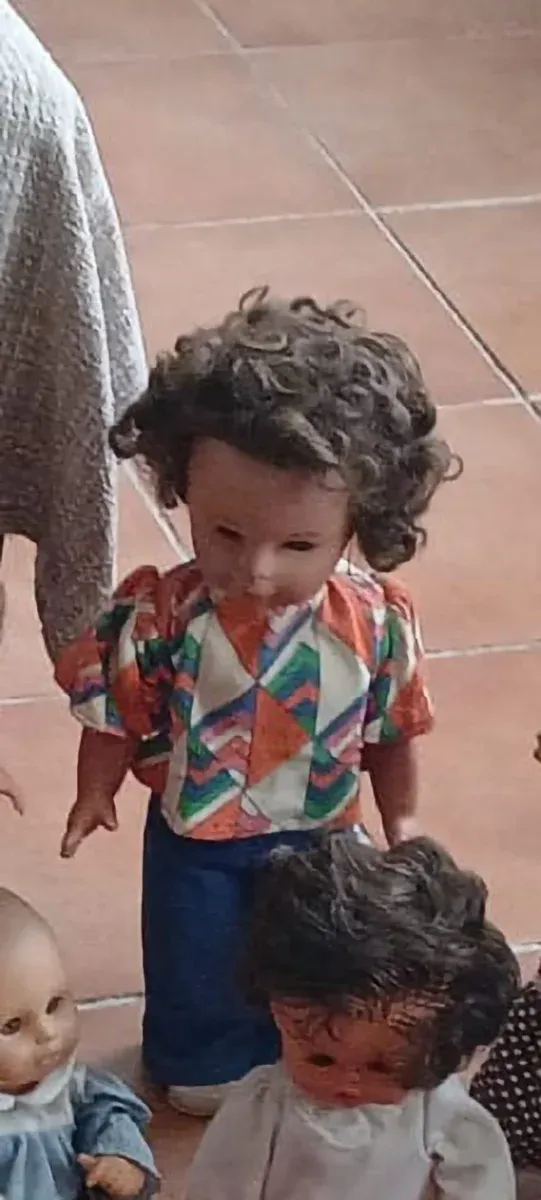 Muñeco antiguo marca alemana 40cm