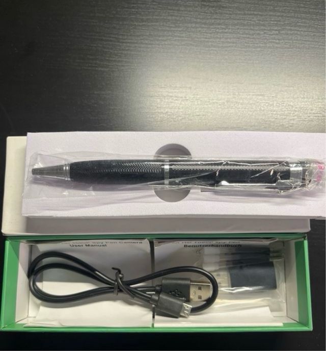 Bolígrafo con cámara oculta