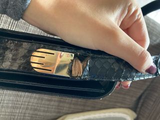 Borsa vintage in vero pitone