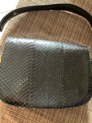 Borsa vintage in vero pitone