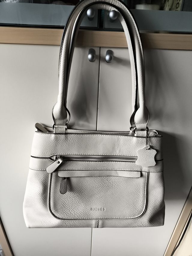Bolso de mano mujer Matties blanco
