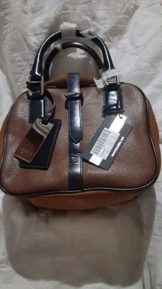 Borsa Tosca Blu Pelle Marrone e Nera