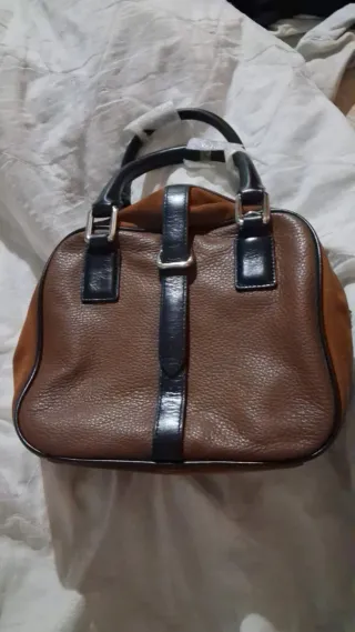 Borsa Tosca Blu Pelle Marrone e Nera